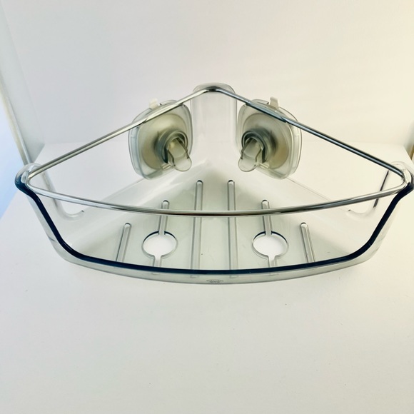 Oxo Good Grips Stronghold Suction Corner Basket Shower Organizer - Picture 9 of 11